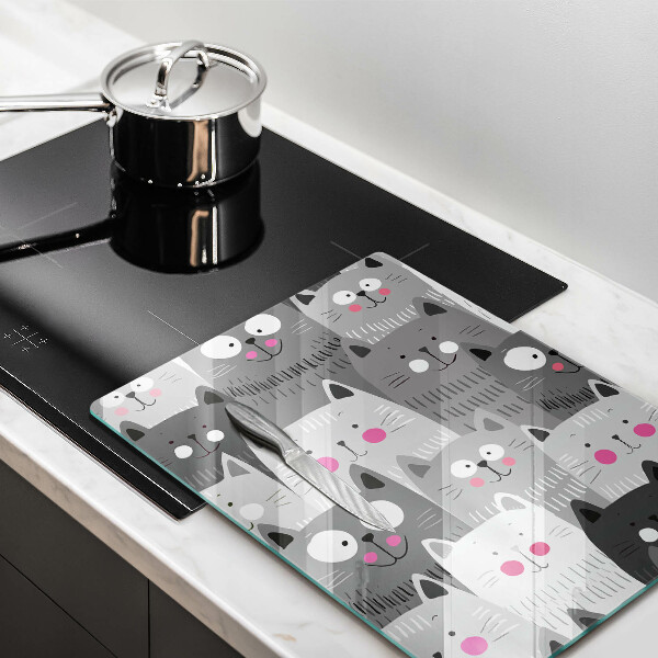 Tábua de cortar Ilustração de gato