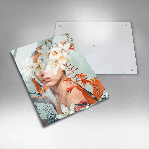 Tábua para corte Mulher em Flores
