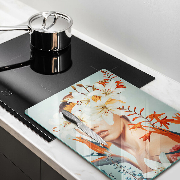 Tábua para corte Mulher em Flores