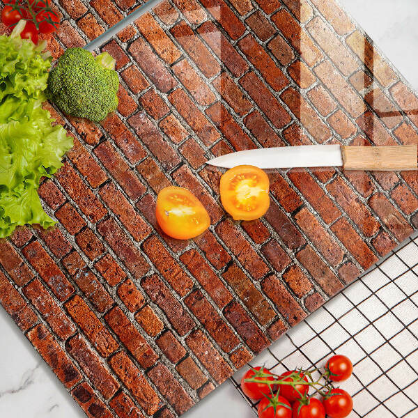Tábua de cortar alimentos Parede de tijolos