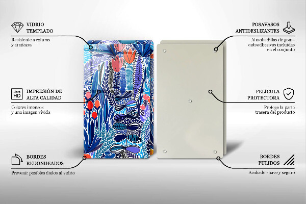 Tábua de cortar alimentos Prado Pintado