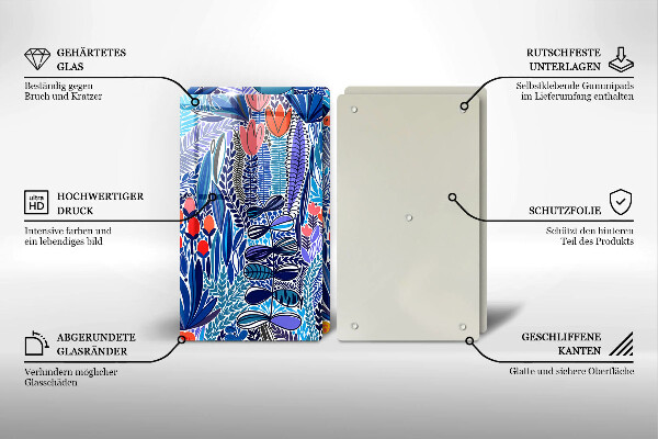 Tábua de cortar alimentos Prado Pintado