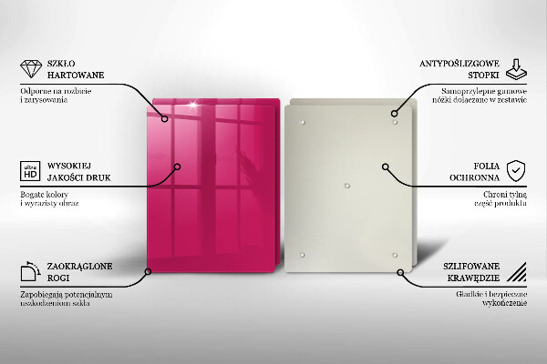 Tábua corte Cor rosa