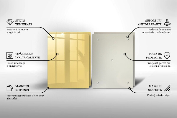 Tábua para corte Cor amarela