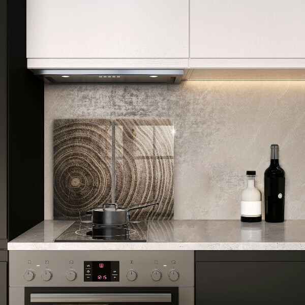 Tábua de cortar alimentos Anéis de árvores de madeira