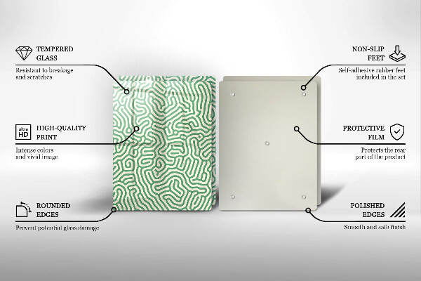 Tábua de corte Linhas abstratas