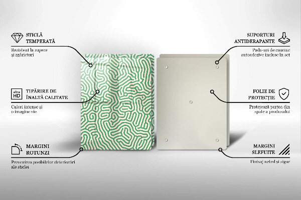 Tábua de corte Linhas abstratas