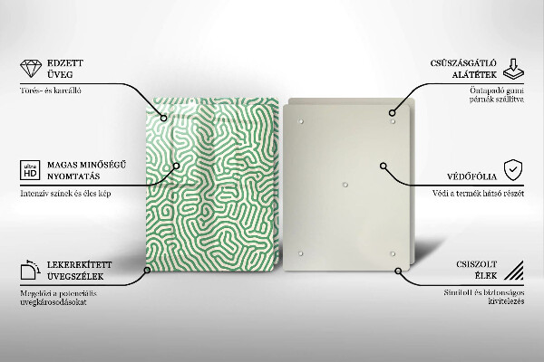 Tábua de corte Linhas abstratas