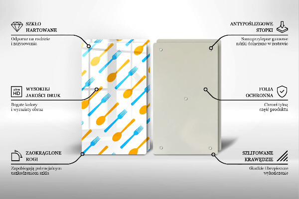 Tábua de cortar Garfos e colheres