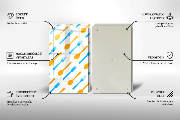 Tábua de cortar Garfos e colheres