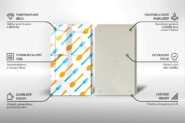 Tábua de cortar Garfos e colheres