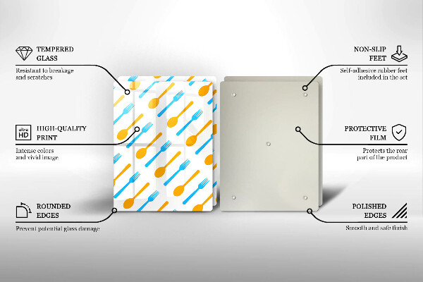 Tábua de cortar Garfos e colheres