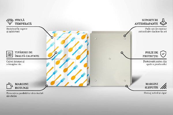 Tábua de cortar Garfos e colheres
