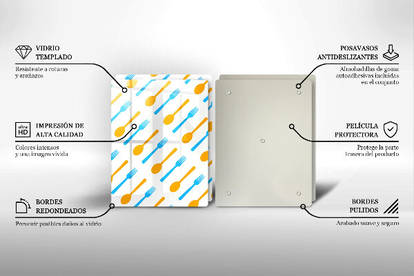 Tábua de cortar Garfos e colheres