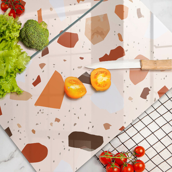 Tábua de vidro Grés decorativo