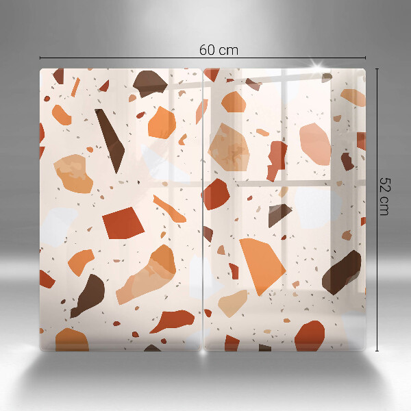 Tábua de vidro Grés decorativo