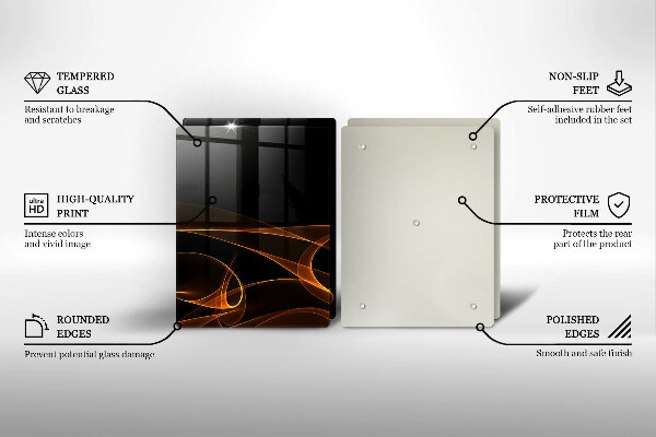 Tábua cozinha Linhas abstratas