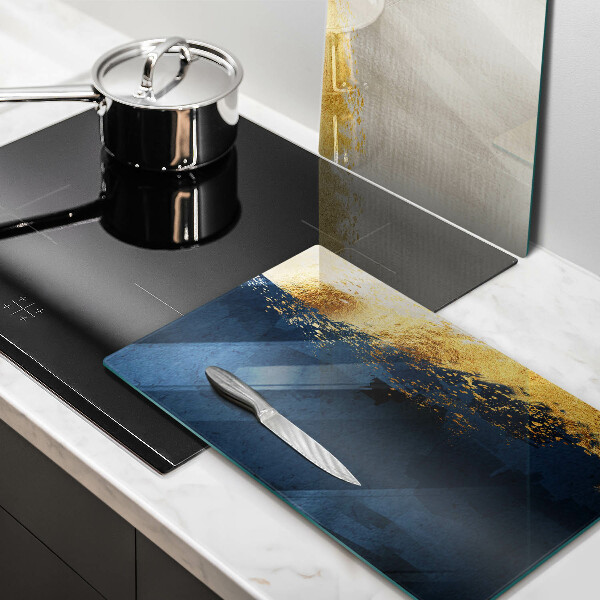 Tábua de corte Ouro abstrato