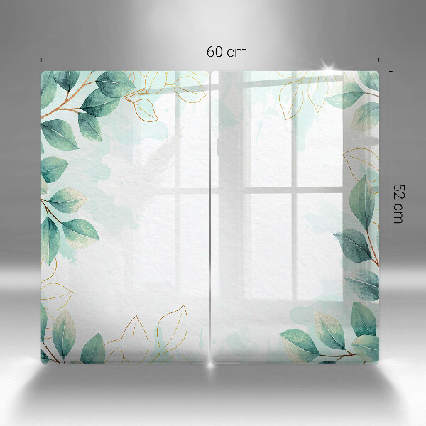 Tábua corte Folhas pintadas