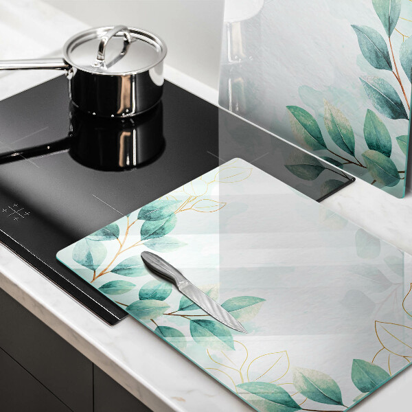 Tábua corte Folhas pintadas