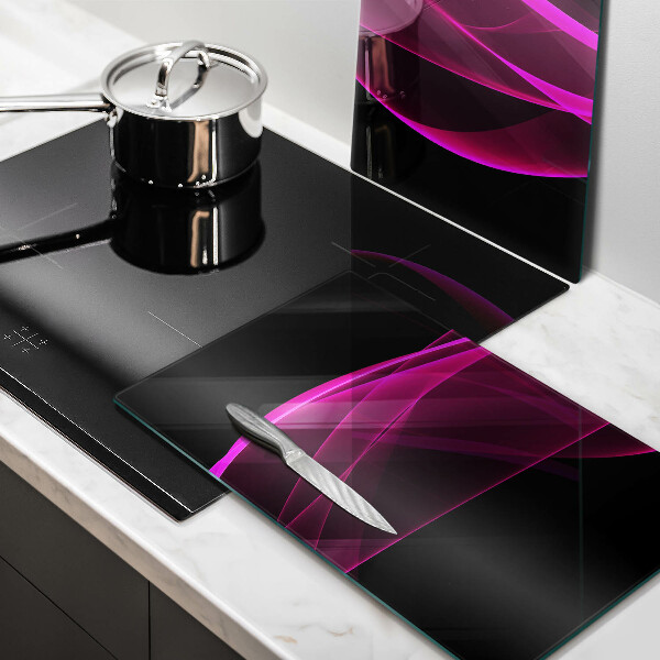 Tábua de corte Abstração rosa