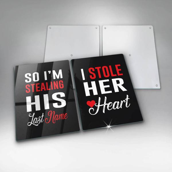 Tábua para cozinha Inscrição, frase, padrão