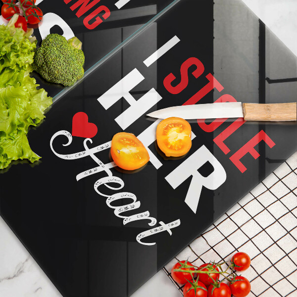 Tábua para cozinha Inscrição, frase, padrão