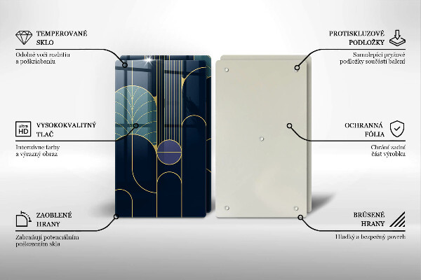 Tábua de cortar alimentos Motivo abstrato