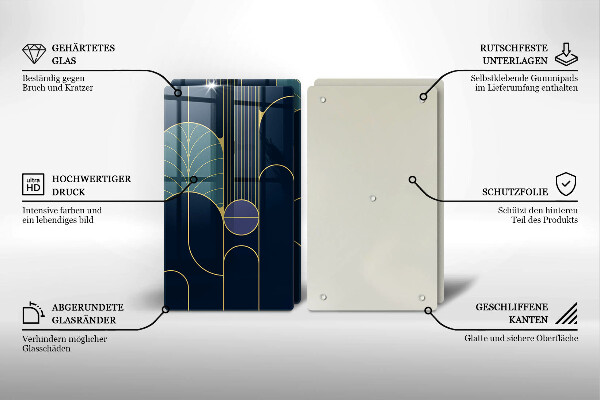 Tábua de cortar alimentos Motivo abstrato