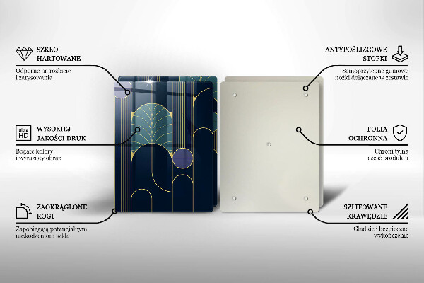 Tábua de cortar alimentos Motivo abstrato
