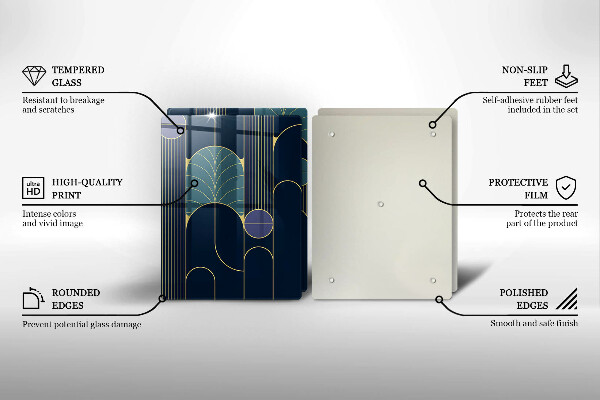 Tábua de cortar alimentos Motivo abstrato