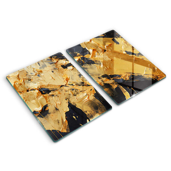 Tábua de vidro Textura de tinta elegante