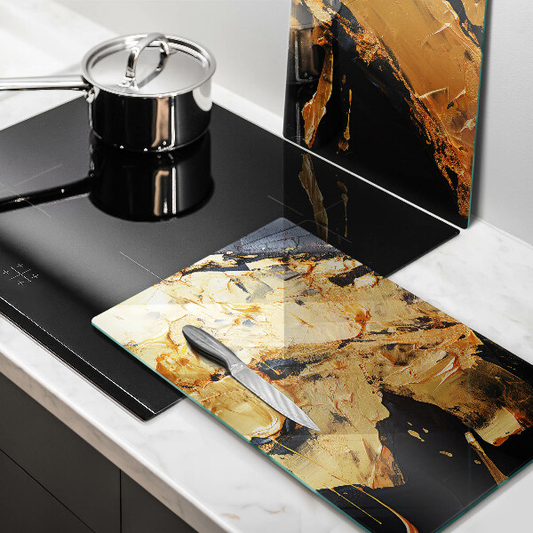 Tábua de vidro Textura de tinta elegante