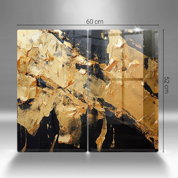 Tábua de vidro Textura de tinta elegante