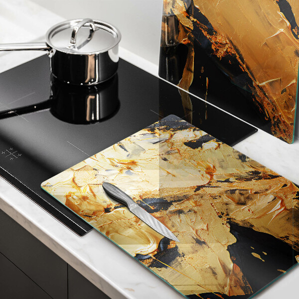 Tábua de vidro Textura de tinta elegante