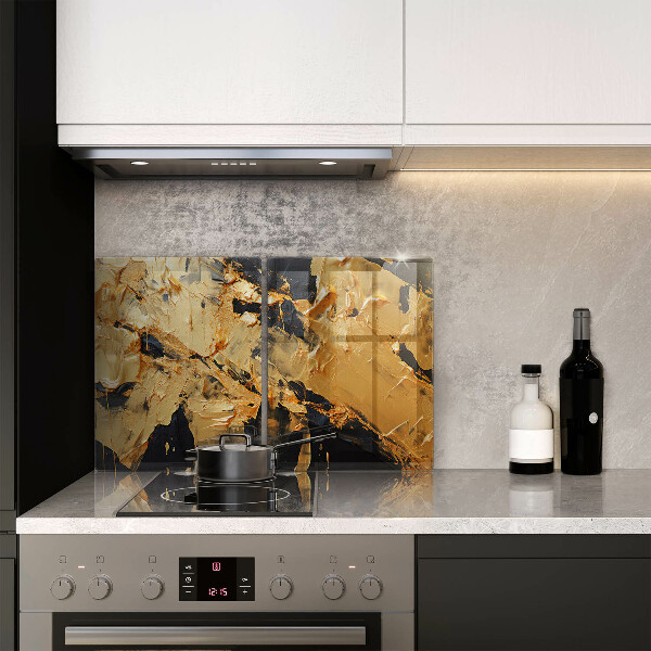 Tábua de vidro Textura de tinta elegante