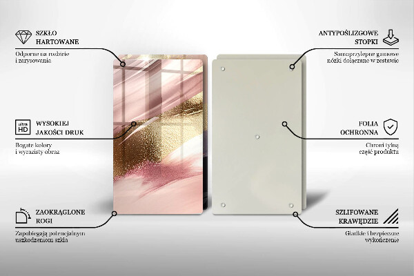 Tábua de cortar alimentos Manchas pastel