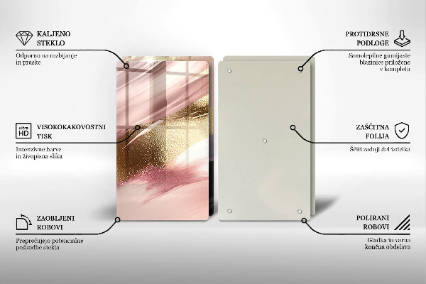 Tábua de cortar alimentos Manchas pastel