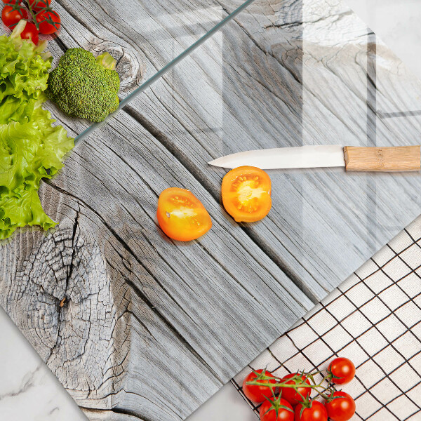 Tábua de corte de vidro Estrutura de madeira leve