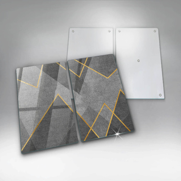 Tábua de cortar de vidro Formas nítidas