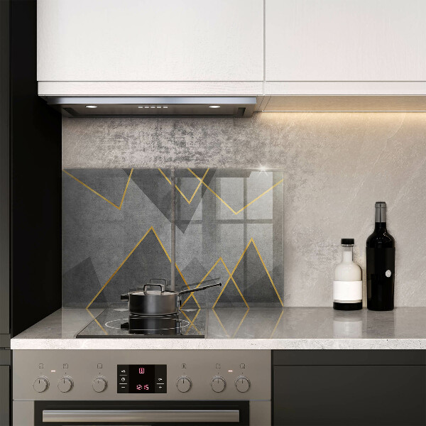 Tábua de cortar de vidro Formas nítidas