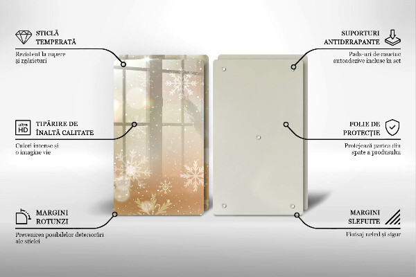 Tábua de cortar Flocos de neve