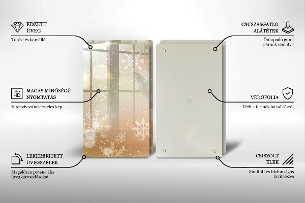 Tábua de cortar Flocos de neve