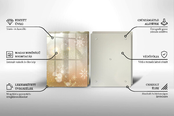 Tábua de cortar Flocos de neve