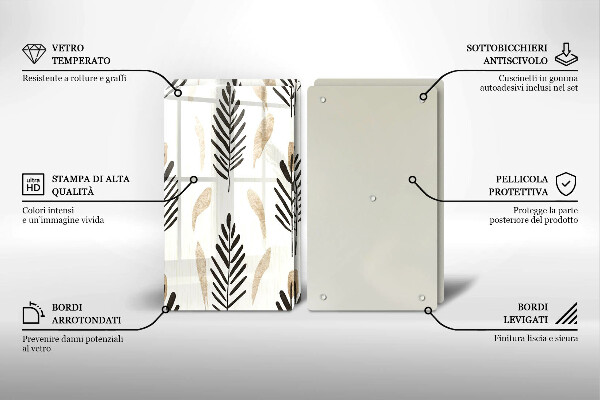 Tábua corte Plantas Boho