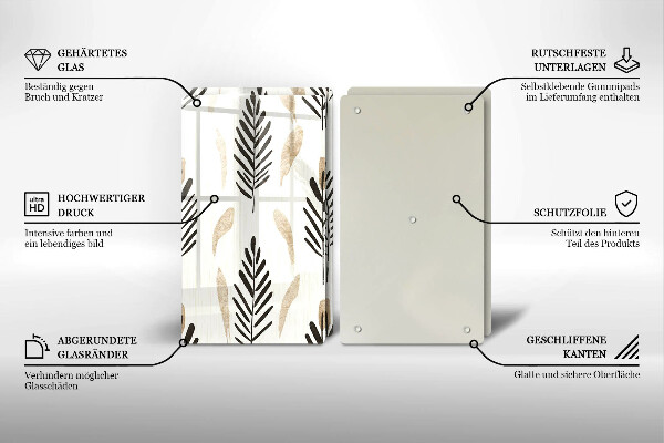 Tábua corte Plantas Boho