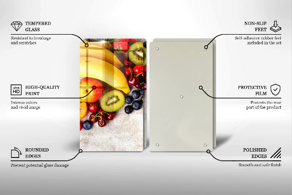 Tábua cozinha Frutas de Natal