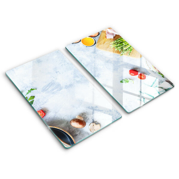 Tábua para corte Ingredientes na cozinha