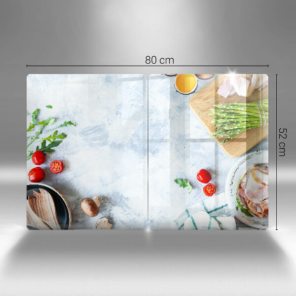 Tábua para corte Ingredientes na cozinha