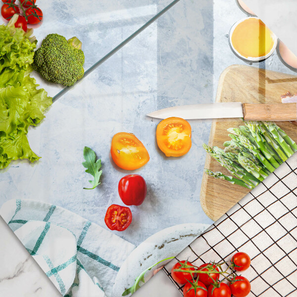 Tábua para corte Ingredientes na cozinha